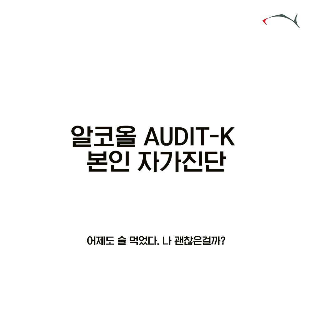 알코올 AUDIT-K 본인 자가진단